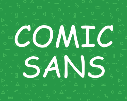 La storia del Comic Sans